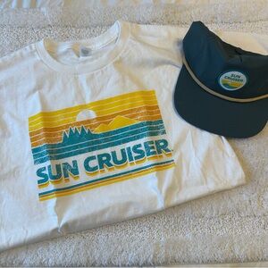 Sun Cruiser Shirt and Teal Hat